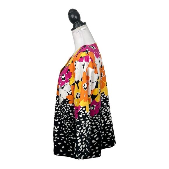 Birch Hill Jacket Blazer Womens Plus Size 1X Lined Bright Bold Floral Multicolor - Picture 5 of 9